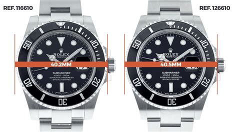 rolex sub case thickness|rolex sizes chart.